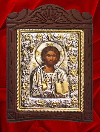 Icoana argintata Iisus Hristos 1 